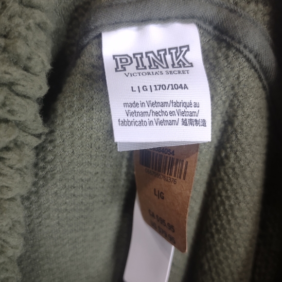 Victoria's Secret PINK Sherpa Hooded Pullover - Picture 11 of 14